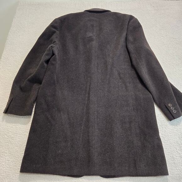 Country Road Australia Men's Wool Alpaca Blend Coat Dark Brown Chest Size 42 - Picture 5 of 8